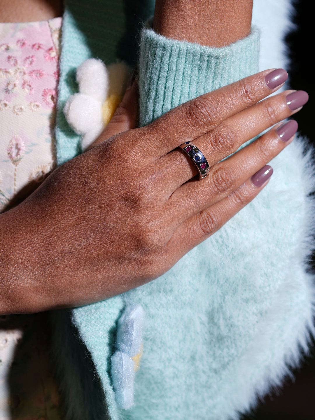 Lumière Multi-Stone Band Ring