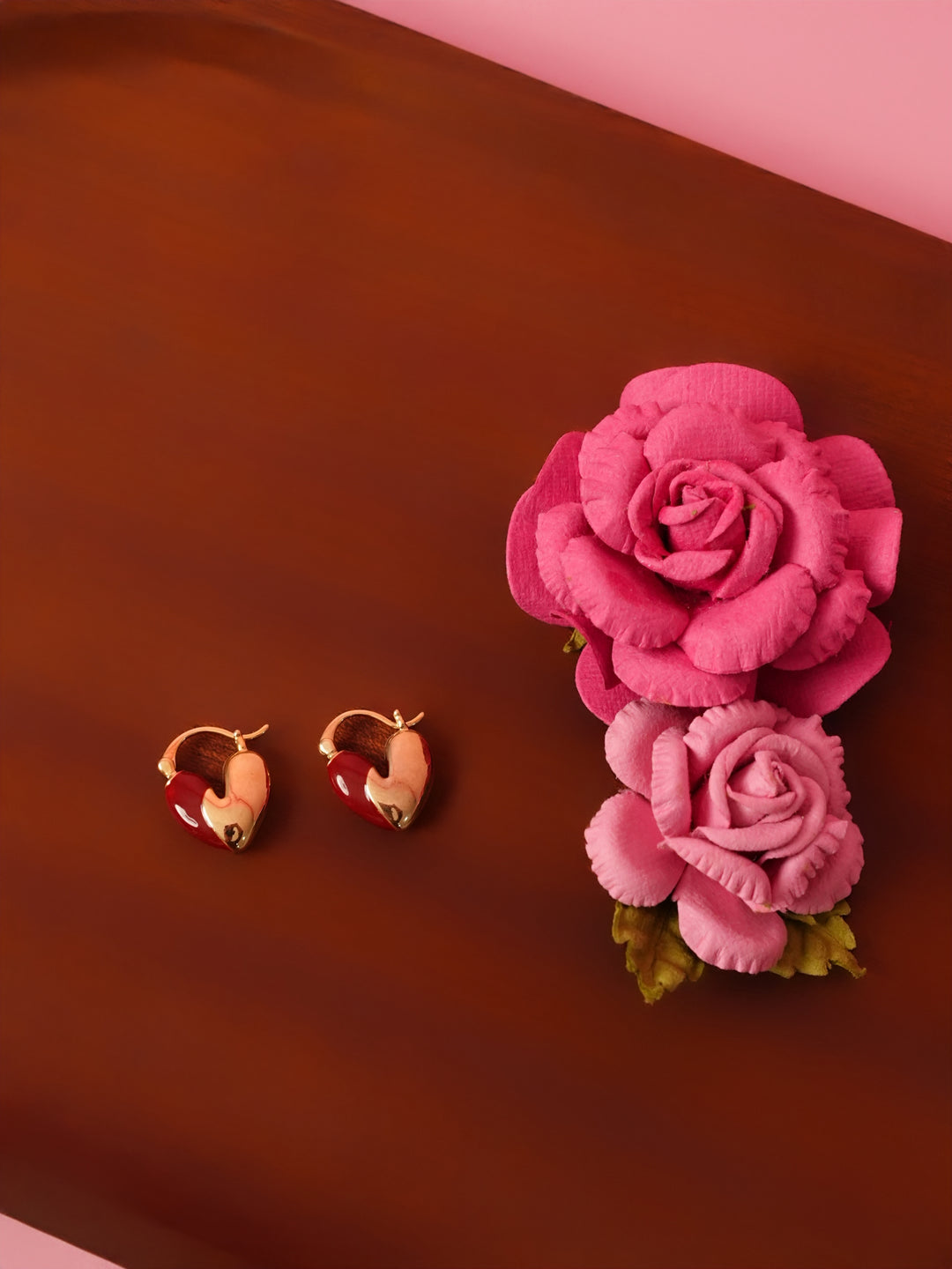 Heart Hoop Earrings