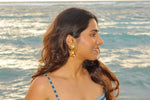 Load image into Gallery viewer, Detachable Gold Flower Drop Earrings
