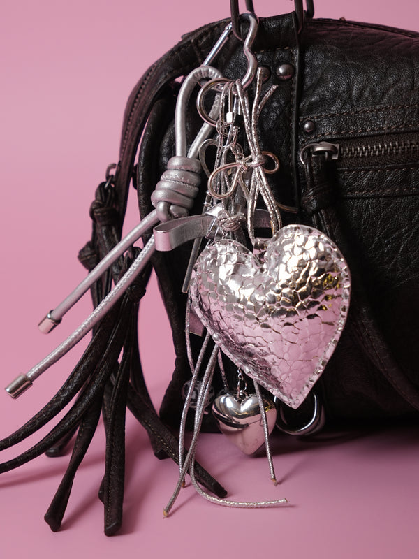 Glamorous Metallic Bag Charm