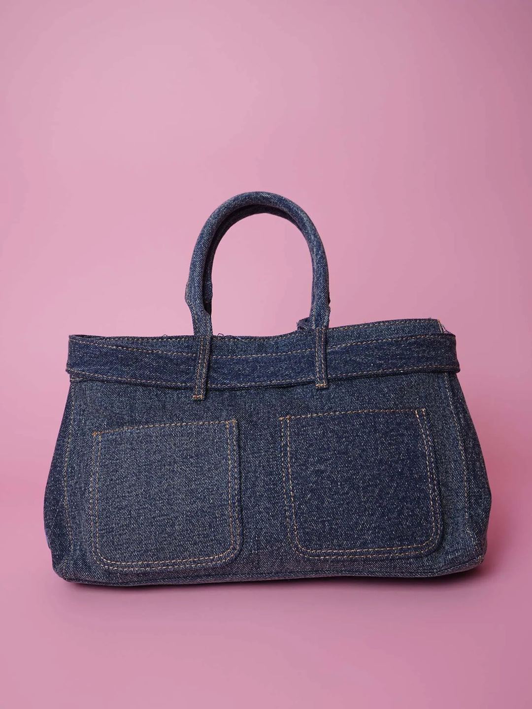 Graffiti Denim Tote Bag
