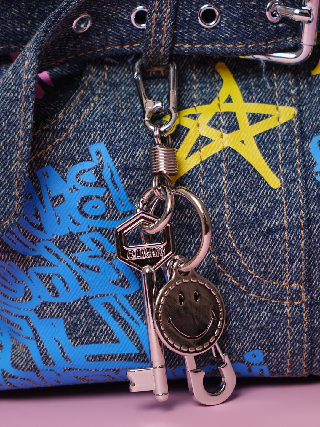 Graffiti Denim Tote bag