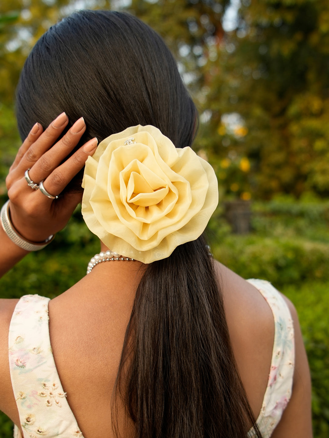 Rose Bloom Scrunchie