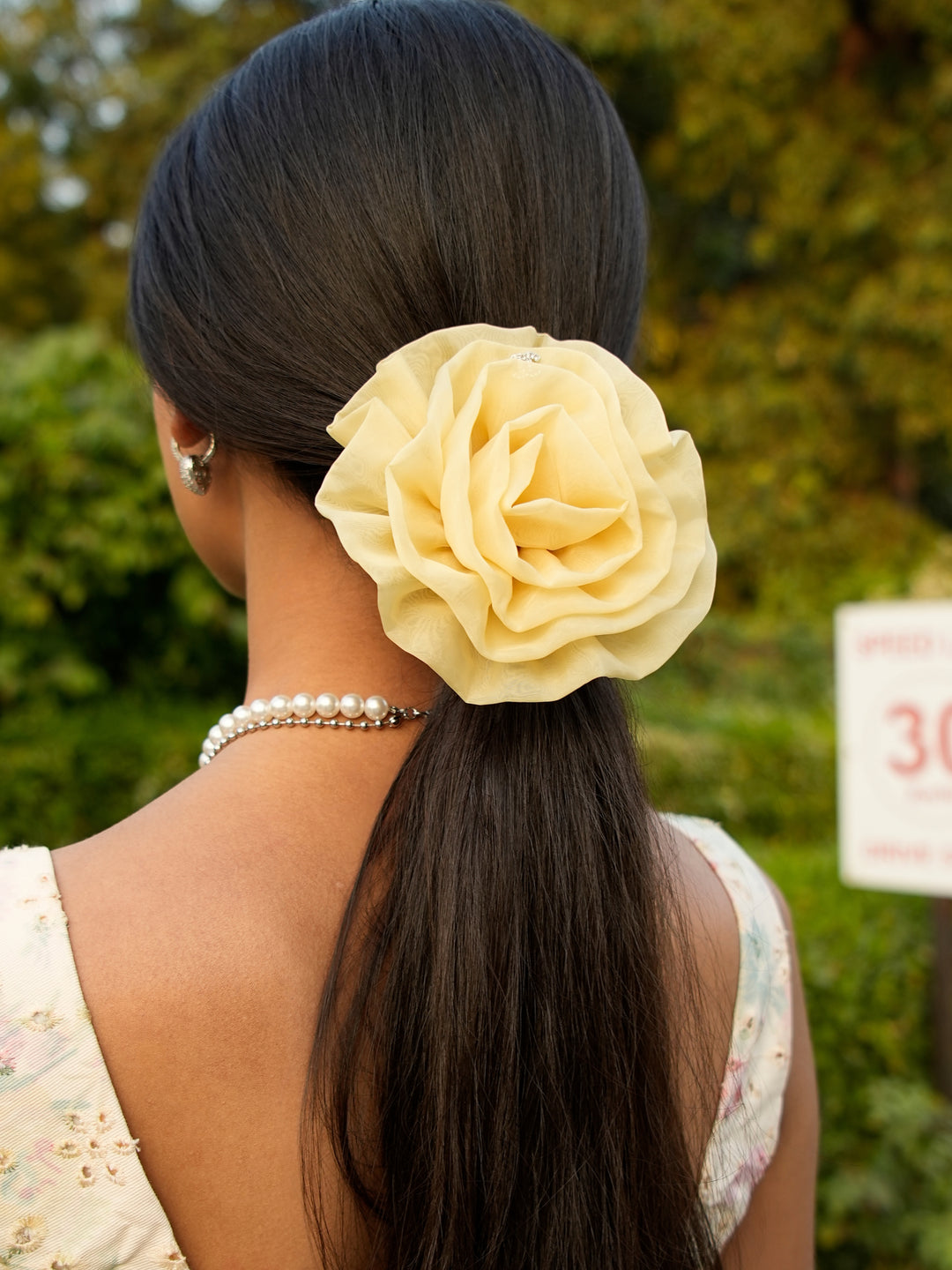 Rose Bloom Scrunchie