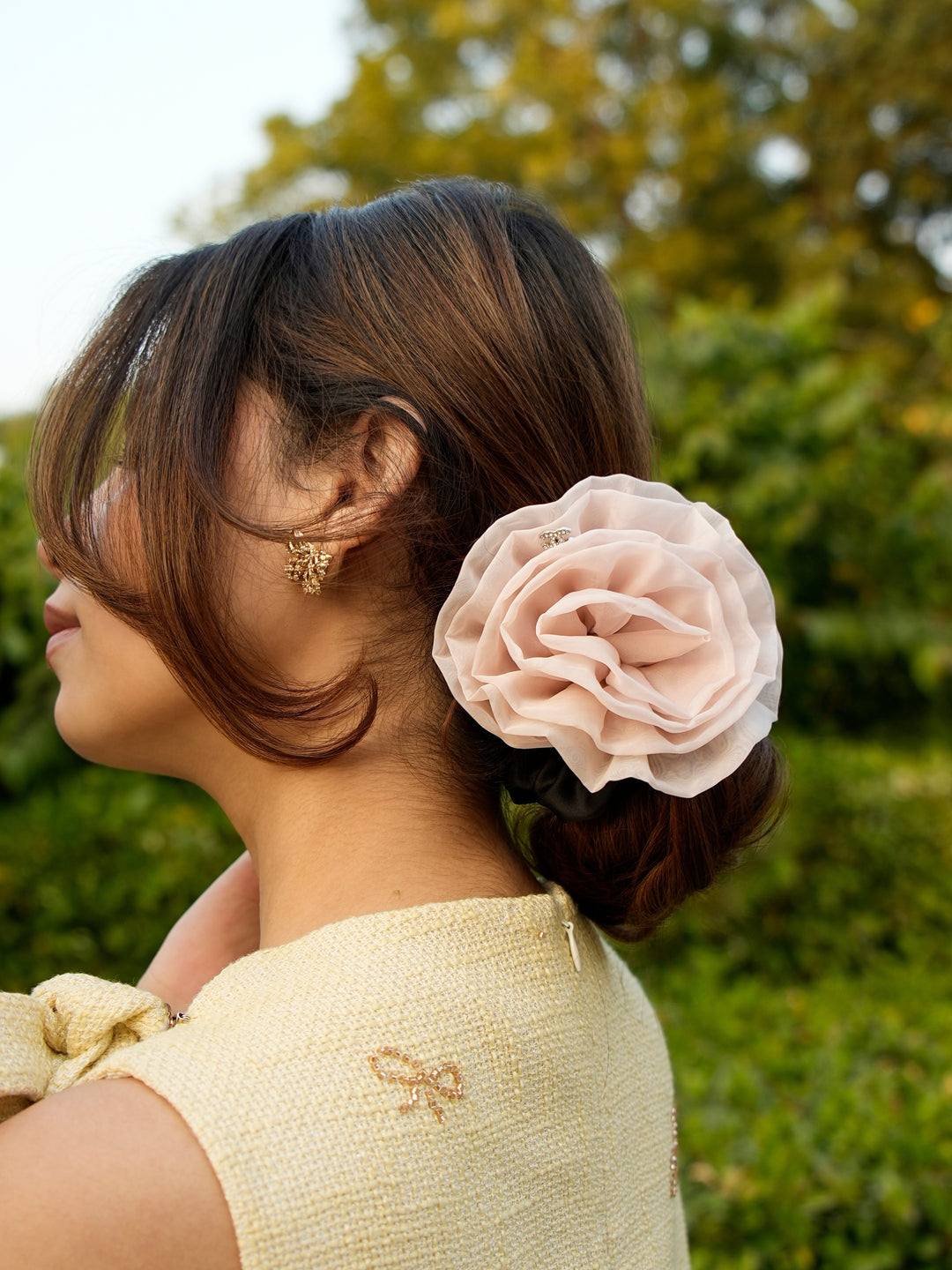 Rose Bloom Scrunchie