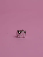 Load image into Gallery viewer, Silver Hearts Ear Cuff
