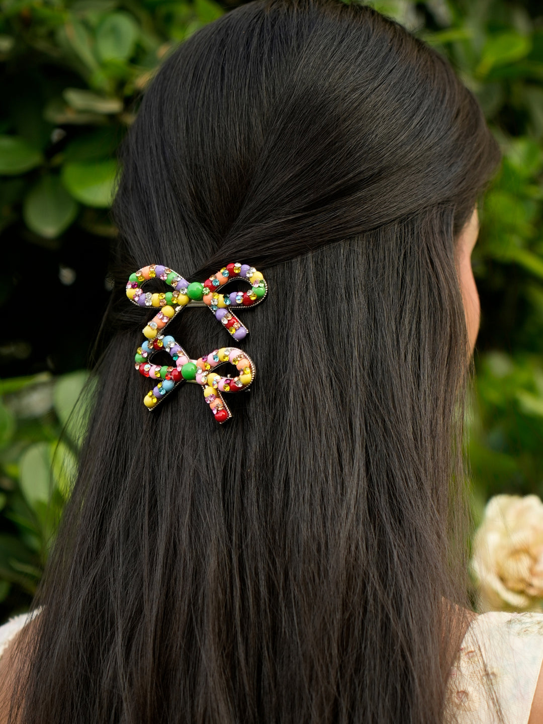 Colorful Beaded & Rhinestone clips