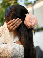 Load image into Gallery viewer, Blush Pink Flower Hair Claw
