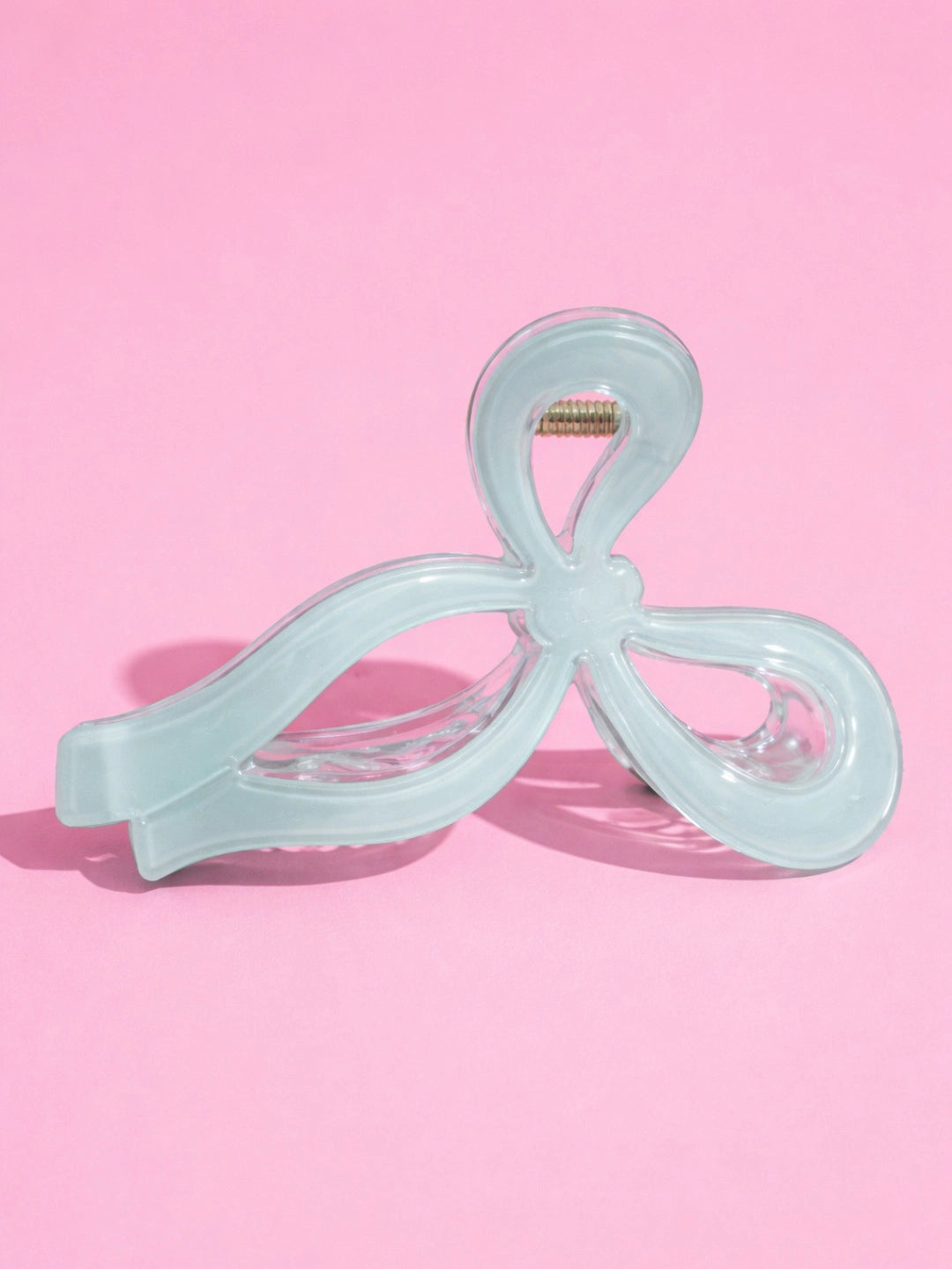 Bow Hair Claw pastel blue