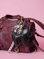 Load image into Gallery viewer, Black Chic Dog Bag Charm – Cute &amp; Stylish Accessory
