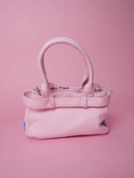 Load image into Gallery viewer, Pink Graffiti Denim Handbag
