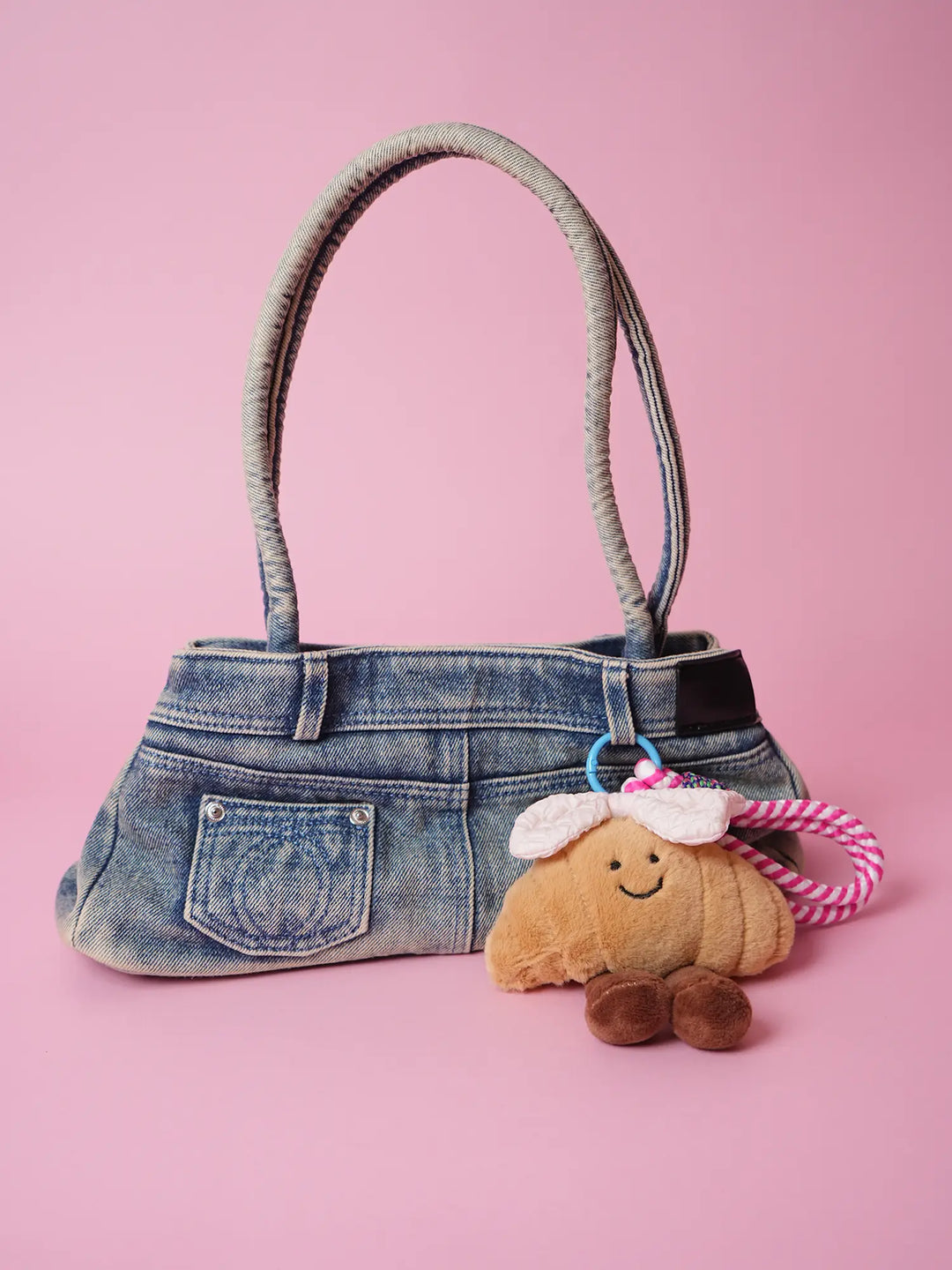 Croissant Cutie Plush Bag Charm