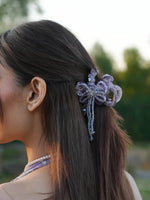 Load image into Gallery viewer, Elegant Beaded Butterfly Hair Claw
