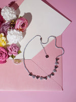 Load image into Gallery viewer, Heart Motif Crystal Chain Necklace
