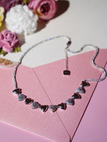 Load image into Gallery viewer, Heart Motif Crystal Chain Necklace
