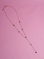 Load image into Gallery viewer, Multicolor Heart Drop Necklace
