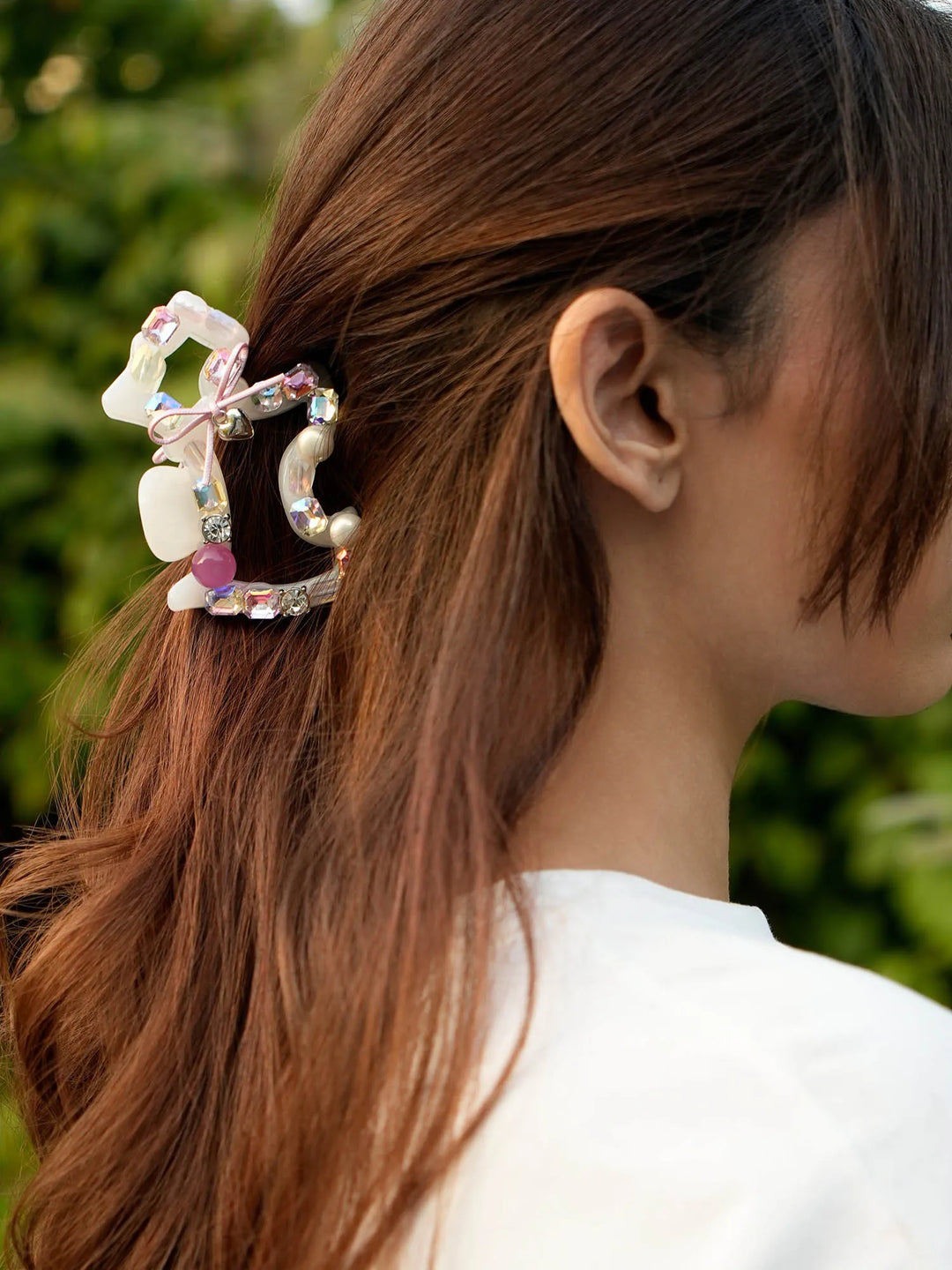 White Crystal Dog Hair Claw