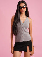 Load image into Gallery viewer, Grey Vest Top

